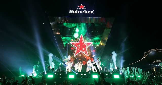 Trải nghiệm đẳng cấp tại sự kiện Heineken Countdown 2021