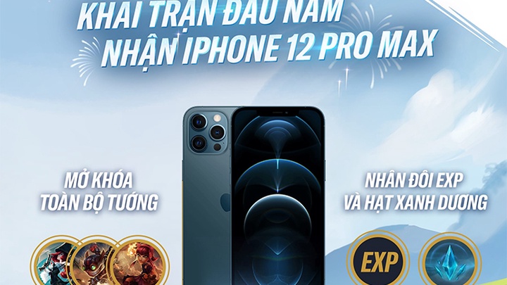 Tốc Chiến mở khóa toàn bộ Tướng, tặng iPhone 12 Pro Max nhân dịp năm mới