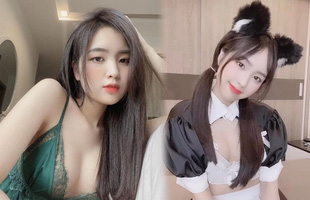 Vượt lên lùm xùm lộ clip nhạy cảm, hot girl “comeback” làng game với màn nhập vai cô hầu gái