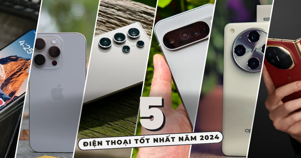 5 chiếc smartphone ấn tượng nhất năm 2024