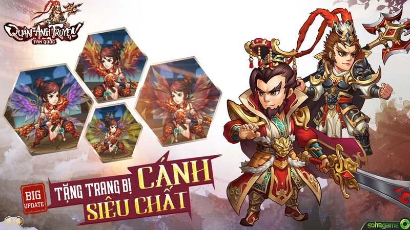 Tam Quốc Quần Anh Truyện tung update Quân Lâm Thiên Hạ, tặng ngay 500 giftcode cực hịn!