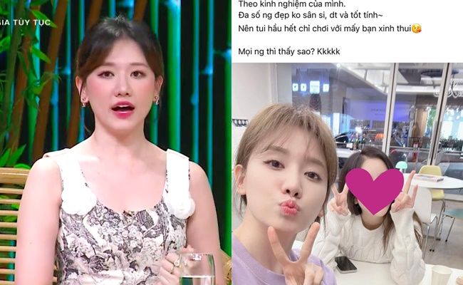 Hari Won khiến hội chị em phẫn nộ khi tuyên bố : Chọn gái đẹp chơi vì 