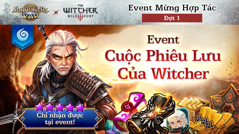 Summoners War x The Witcher chính thức tung ra bản cập nhật hợp tác đánh dấu sự kiện kỷ niệm 10 năm