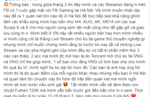 Nam Blue sẽ công khai “sấy MK14 x8 với chuột 120k” tại offline FB Gaming