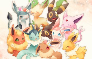 Loạt tranh tuyệt đẹp về Eevee, dòng họ xinh xắn nhất trong thế giới Pokemon