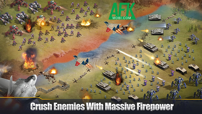 Age of Warpath: Global Warzone game mô phỏng chiến thuật làm gợi nhớ đến Red Alert