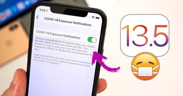 iOS 13.5 có gì mới: Phát hiện phơi nhiễm COVID-19, mở khoá iPhone dễ hơn khi đeo khẩu trang