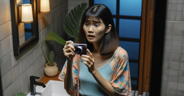 Chủ nhà rất nhiệt tình, cô gái chưa kịp vui sướng thì phát hiện bị quay lén