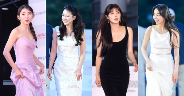 Thảm đỏ LHP Jeonju: Song Ji Hyo 