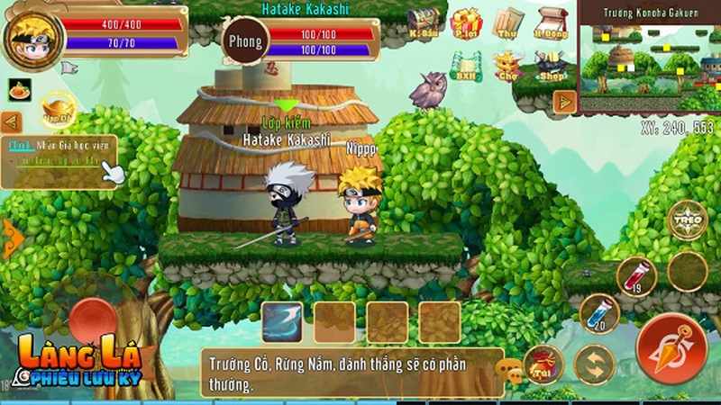 Trải nghiệm Làng Lá Phiêu Lưu Ký: hình bóng của Shinobi Online, Ghost Online và cả Maple Story