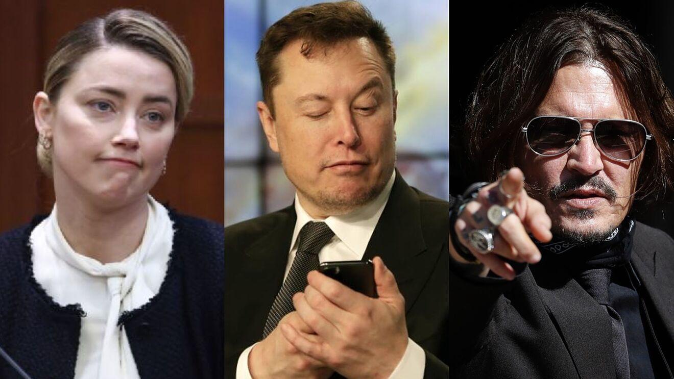 Elon Musk mong muốn Amber Heard và Johnny Depp 'làm lành' với nhau