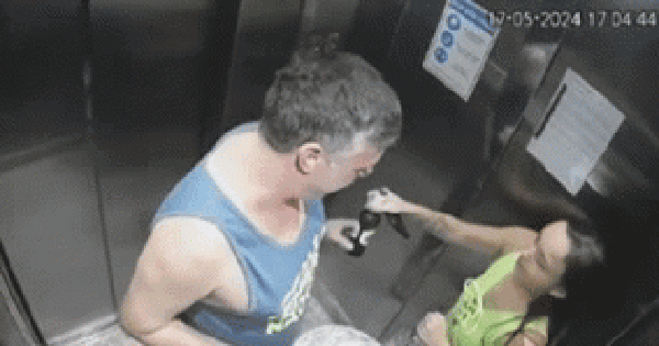 Được bạn gái hôn âu yếm trong thang máy, người đàn ông không ngờ bản thân chuẩn bị bước vào 