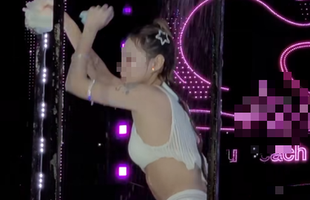 Zoom cận khoảnh khắc "cống hiến" của nữ dancer cho buổi diễn, người xem bày tỏ lo lắng
