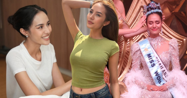 Hoa hậu Thái Lan vừa đăng quang Miss World: Bị Miss Universe tước danh hiệu, "check var" profile lẫn mặt mộc mới sốc