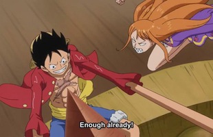 One Piece tập 891: Nami nhanh như chớp phi thân từ xa tới tẩn Luffy vì tội 