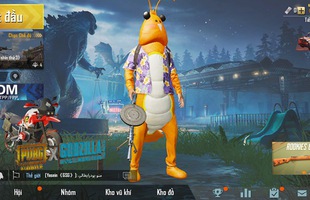 PUBG Mobile: Khỏi cần fake IP, VNG chính thức tặng FREE skin Tôm vàng siêu dễ thương