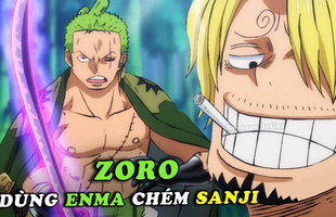 One Piece: Giật mình với tình huống Sanji né nhát chém của Zoro khi sử dụng Enma