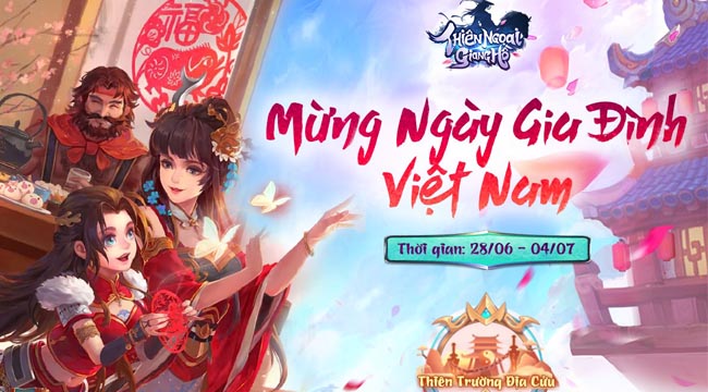 Game thủ “ấm lòng” với sự kiện “Gia đình sum vầy – Nhà đầy quà thưởng” của Thiên Ngoại Giang Hồ