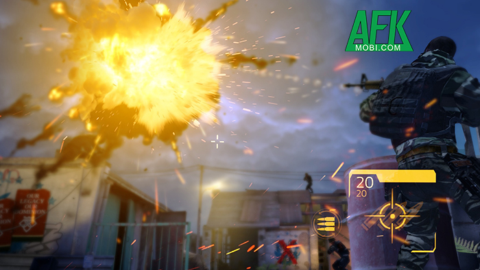 Sử dung khả năng thiện xạ của bạn để triệt hạ các kẻ thù trong game Gunfire Ops – War Shooter