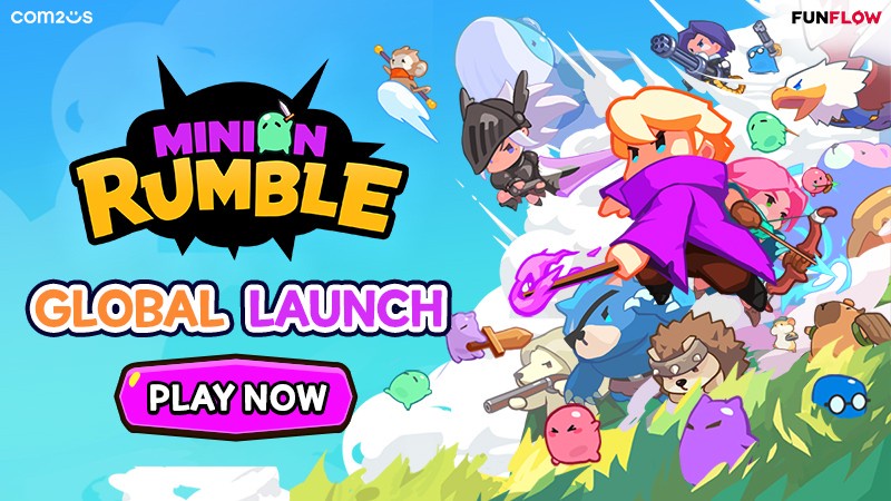 Com2uS chính thức ra mắt tựa game Hack-n-Slash kết hợp Roguelite - Minion Rumble - trên toàn cầu