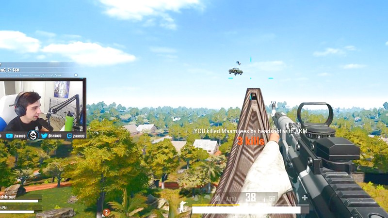 PUBG - Chứng kiến Shroud bắn hạ Hacker ngay giữa không trung