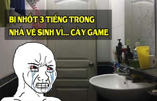 Mê game, chàng trai bị vợ nhốt 3 tiếng đồng hồ trong… nhà vệ sinh, phải lên group kêu cứu