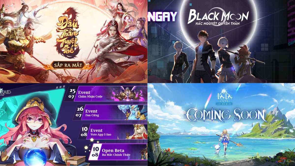 Top game mobile Việt ra mắt tháng 8/2023 mới nhất!