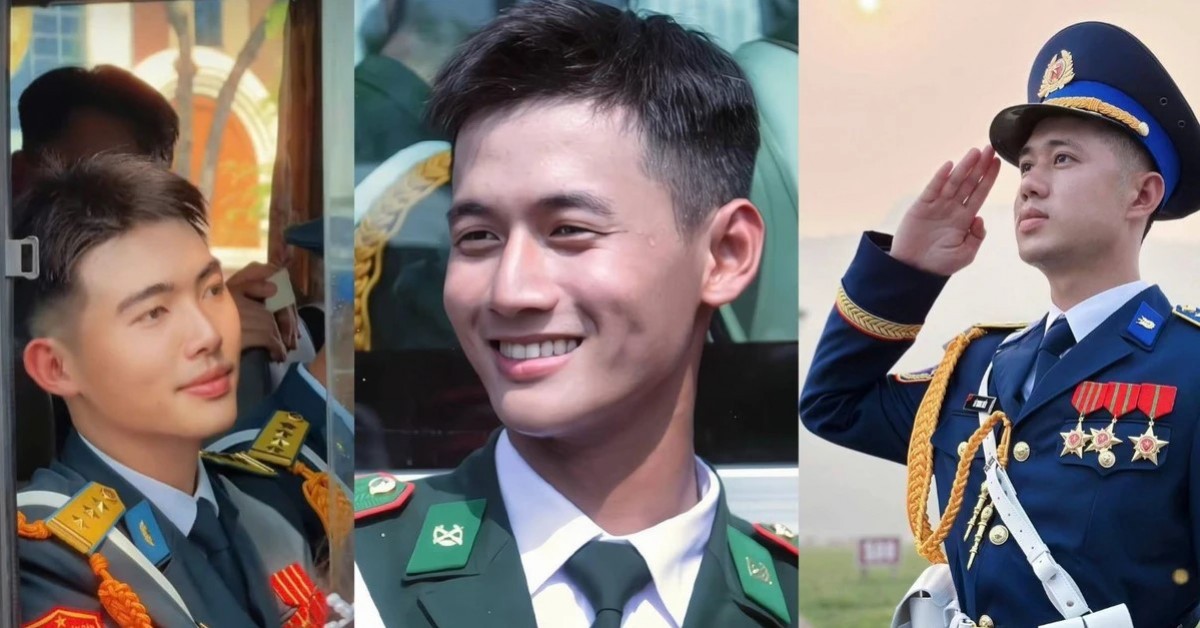 Khối trưởng Khối Nam sĩ quan tại A80 gây ấn tượng bởi thần thái và tác phong kỷ luật