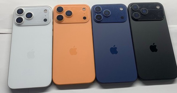 Cận cảnh 14 màu mới trên iPhone 17, iPhone 17 Pro Max