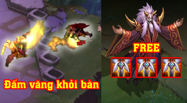 Tướng 4-5 tiền ĐTCL mùa 4: Lee Sin “đấm” tướng bay khỏi bàn, Zilean cho bạn Giáp Thiên Thần free