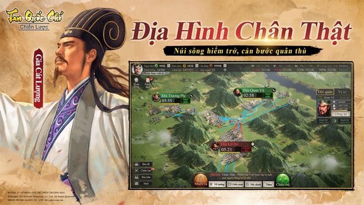 Hướng dẫn tân thủ tựa game: Tam Quốc Chí Chiến Lược