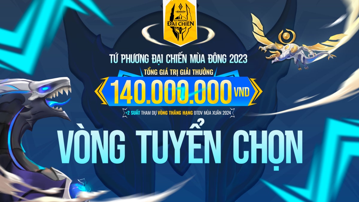 Tứ Phương Đại Chiến Mùa Đông 2023 giới thiệu thể thức thi đấu hoàn toàn mới