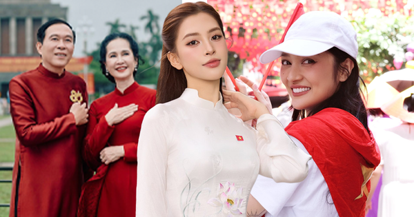 Sao Việt đồng loạt khoe sắc mừng ngày Tết Độc Lập, nhìn những khung hình đầy tự hào mới thấy: Hòa bình đẹp lắm