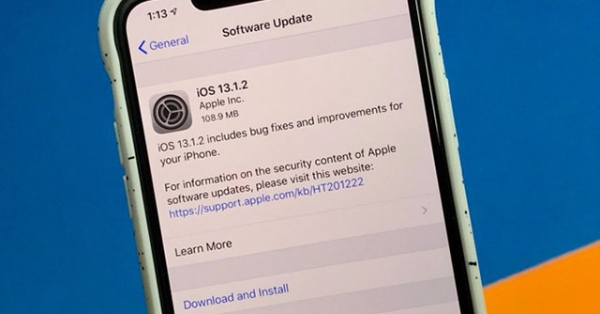 iOS 13.1.1 vừa ra mắt, Apple đã vội vã phát hành iOS 13.1.2