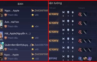 Top 1 Thách Đấu Liên Quân nhờ buff Sao lại khoe mẽ: Garena hãy khóa nick tôi ngay đi