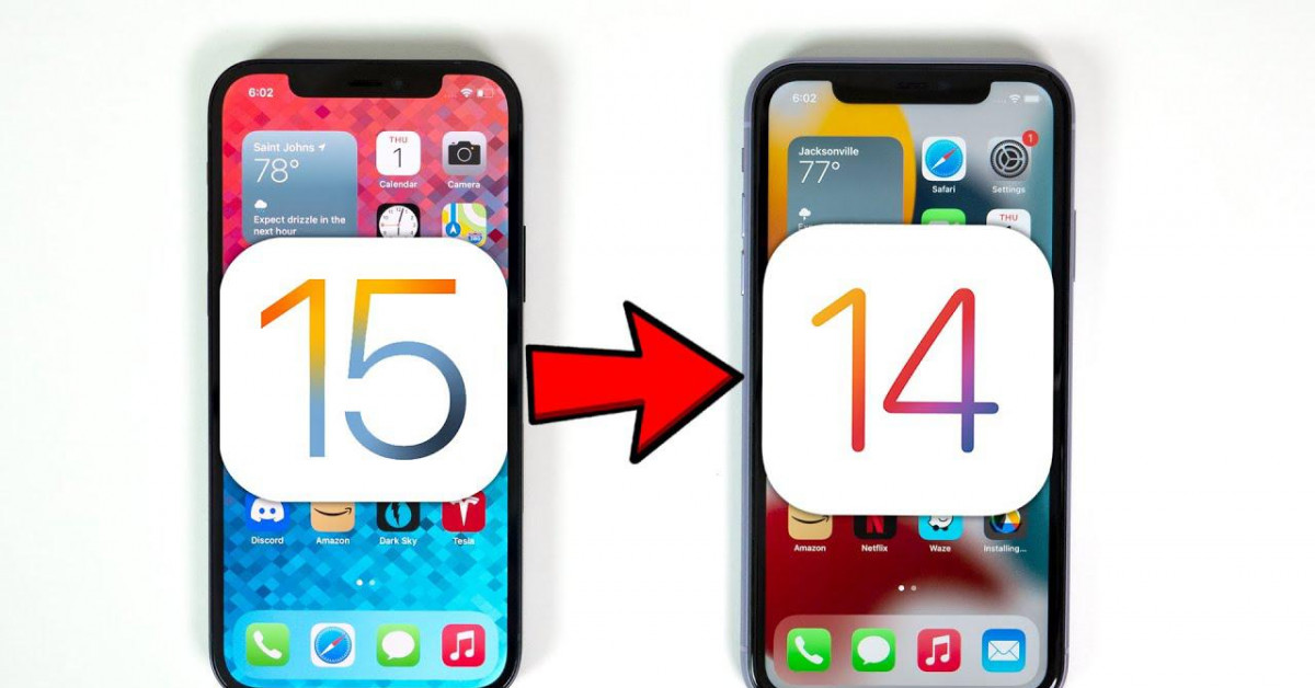 Cách hạ cấp iOS 15 về iOS 14 không mất dữ liệu