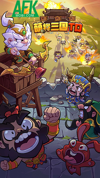 Cùng những vị tướng Tam Quốc ngộ nghĩnh phòng thủ tại game Cute Generals Three Kingdoms TD