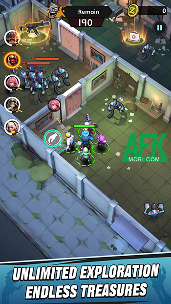 Điều khiển những người sống sót tiêu diệt bọn xác sống trong game Undead Raiders