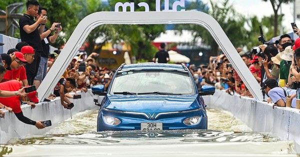 Xe điện VinFast là một trong những chiến thần lội nước sâu khoẻ nhất thị trường