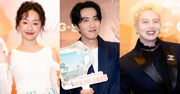 Thảm đỏ hot nhất hôm nay: Lee Kwang Soo đẹp đôi bên nàng thơ kém 37cm, Duy Khánh chiếm spotlight chỉ với 1 ánh mắt