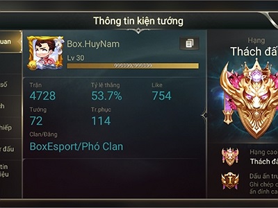 Liên Quân Mobile: Top 1 rank Thách Đấu bị phạt nặng vì chơi xấu để 