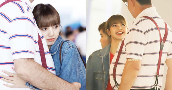 Hình ảnh cảm động nhất hôm nay: Lisa (BLACKPINK) bé nhỏ, gầy gò bên người bố nổi tiếng thế giới, ôm mãi không rời