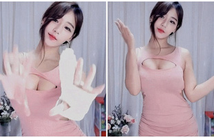 Mặc váy bó sát quá ngắn, nữ streamer bị người xem 