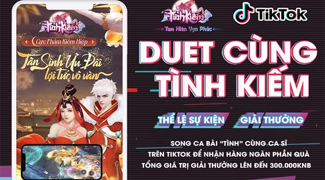 Tình Kiếm 3D khiến cộng đồng bất ngờ với sự kiện trổ tài ca hát: Duet cùng Tình Kiếm