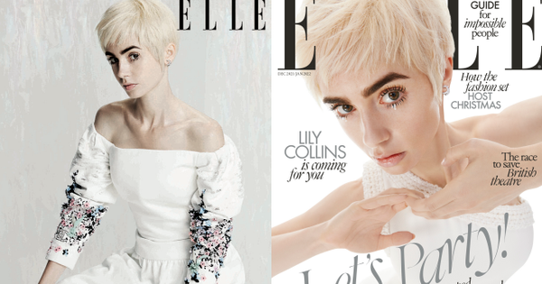 Lily Collins lột xác gây sốc: Tóc tém bạch kim ấn tượng thật đấy nhưng trả lại nàng 