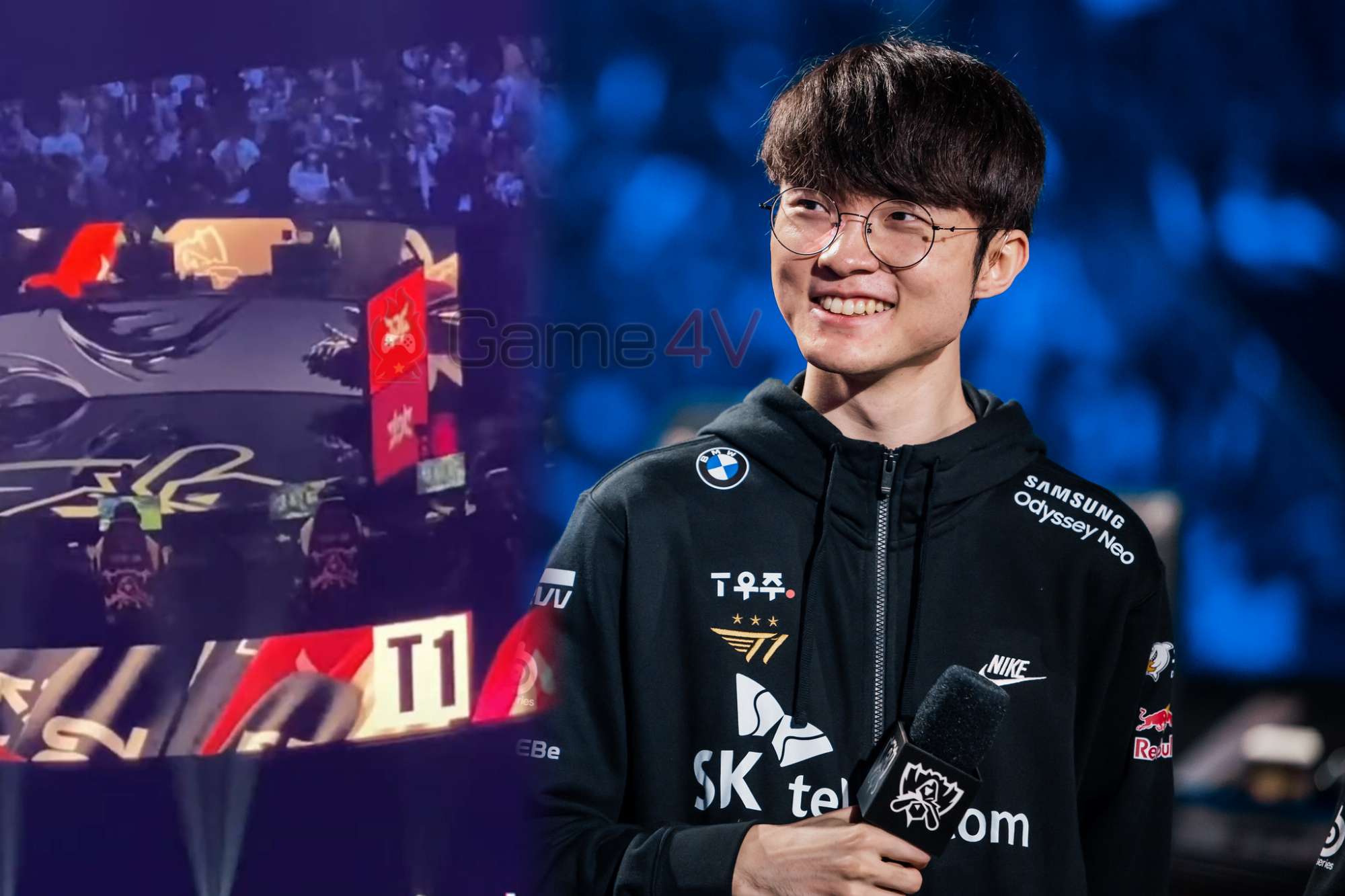 Faker lia màn hình ‘như robot’ làm fan ‘chóng mặt’ trong trận đấu T1 vs JDG