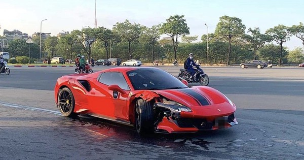 Ferrari 488 va chạm với xe máy sáng nay mạnh cỡ nào? Giá bao nhiêu?