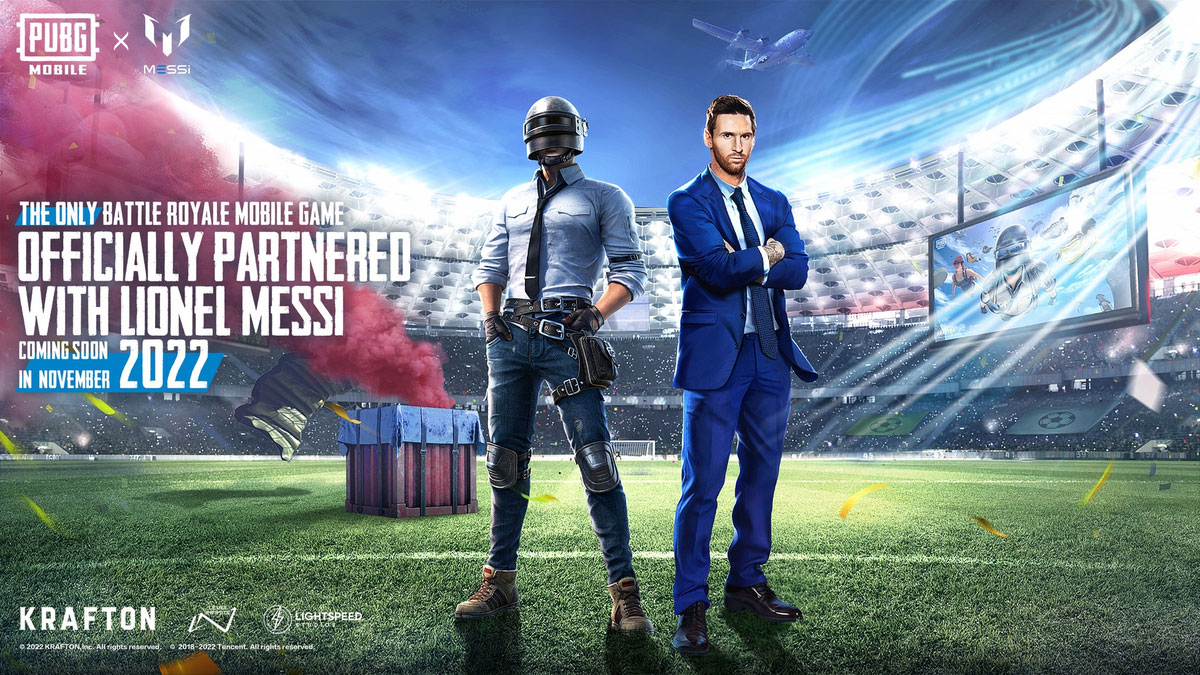 PUBG Mobile công bố sự kiện hợp tác với siêu sao bóng đá Lionel Messi