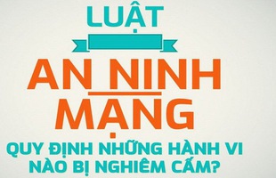 Những hành vi bị cấm trong Luật An ninh mạng có hiệu lực từ hôm nay, 1/1/2019