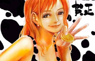 One Piece: Nami xuất hiện sexy, Oda chúc các fan hâm mộ giàu và hãy kiếm thật nhiều tiền